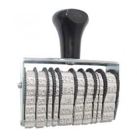 Duplo Linear 3mm - Mês em números Duplo Linear 3mm - Mês em números